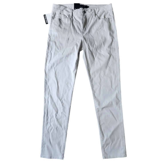 Calvin Klein Jeans Denim - CALVIN KLEIN Women's light grey skinny jeans, size 10, cotton, mid rise, NWT